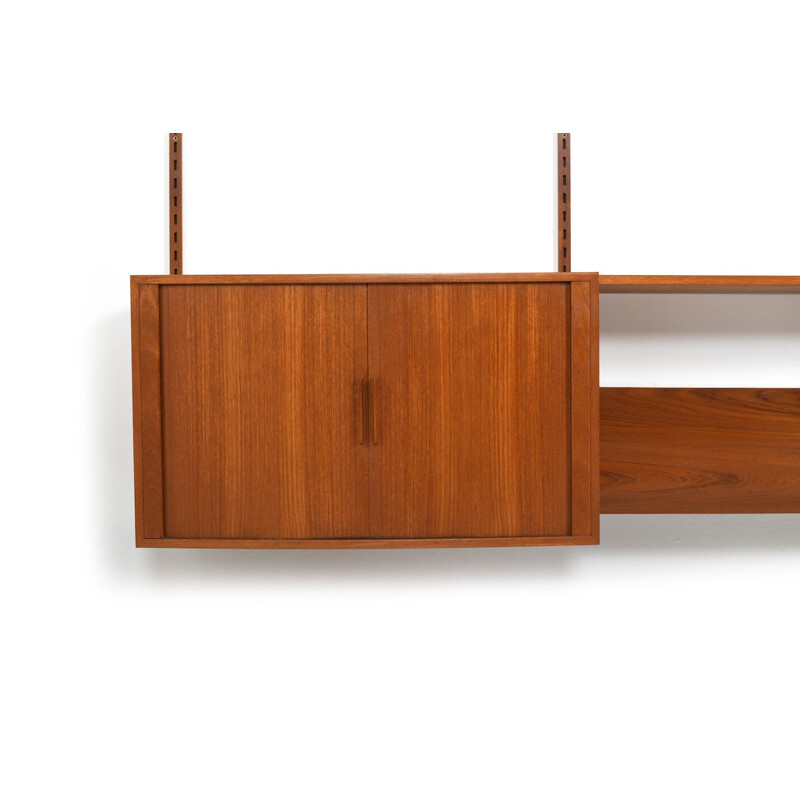 Teak Wall System by Kai Kristiansen for Feldballe Møbelfabrik 1960s