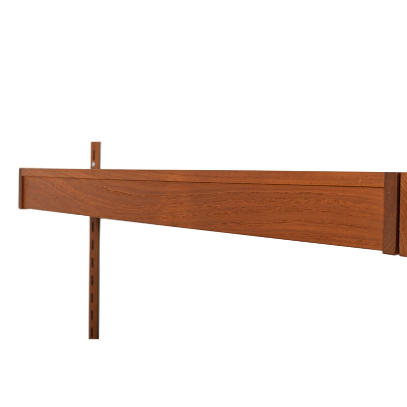 Teak Wall System by Kai Kristiansen for Feldballe Møbelfabrik 1960s