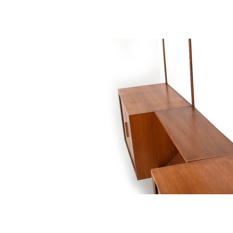 Teak Wall System by Kai Kristiansen for Feldballe Møbelfabrik 1960s