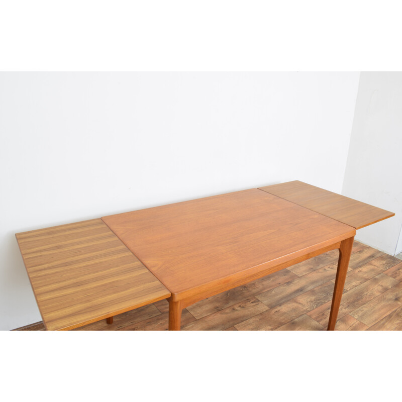 Teak Extendable Dining Table by Henning Kjærnulf for Vejle Mobelfabrik, Mid-Century 1960s