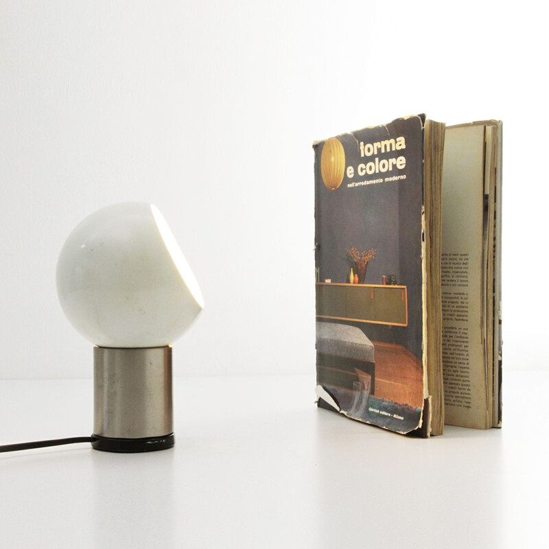 Adjustable diffuser table lamp by Gaetano Scolari for Valenti, 1970s