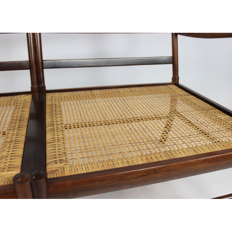 2-Sitzer Vintage-Sofa im Kolonialstil, Modell OW149-2, hergestellt von P. Jeppesen 1960