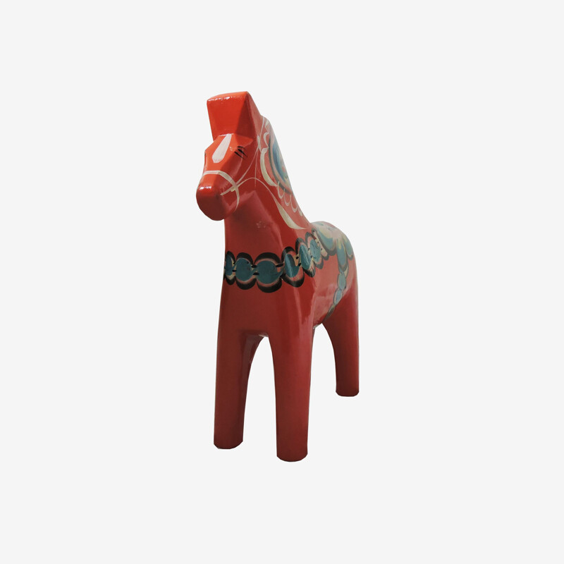 Grand cheval vintage suédois Dala de Nils Olsson, 1960