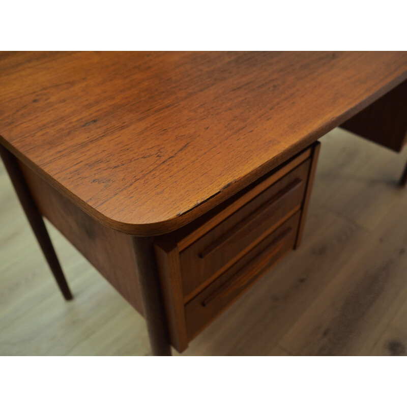 Vintage teak Desk by Gunnar Nielsen Tibergaard, 1960-70s