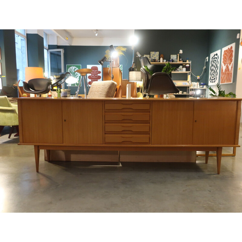 Vintage oak sideboard 1970s