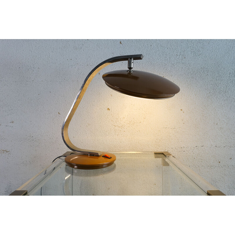 Lampe de table vintage modèle 520 par Luis Pérez de la Oliva pour Fase, 1970 