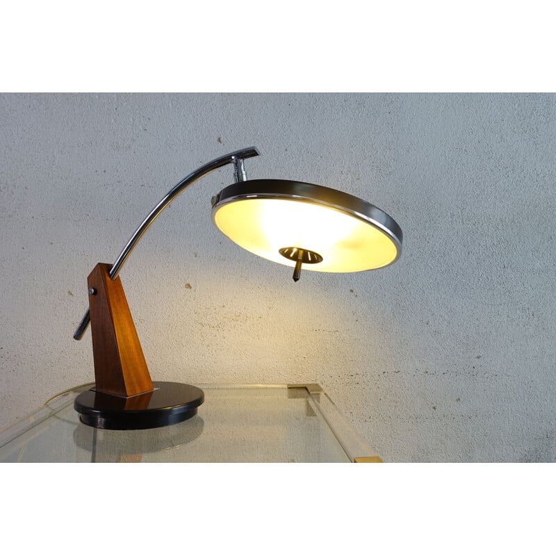 Lampe de table vintage de Lupela, Espagne 1960