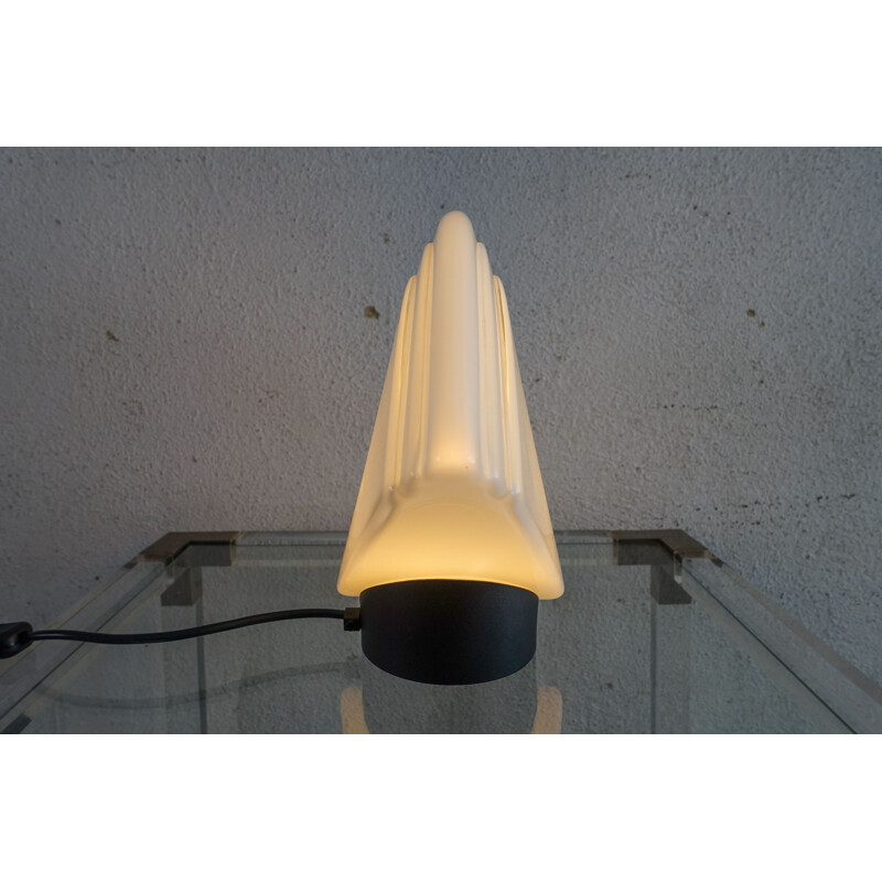 Lampe de table vintage en verre de Murano d'AV Mazzega, 1970 