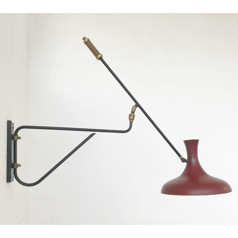 Articulated vintage wall lamp Italy
