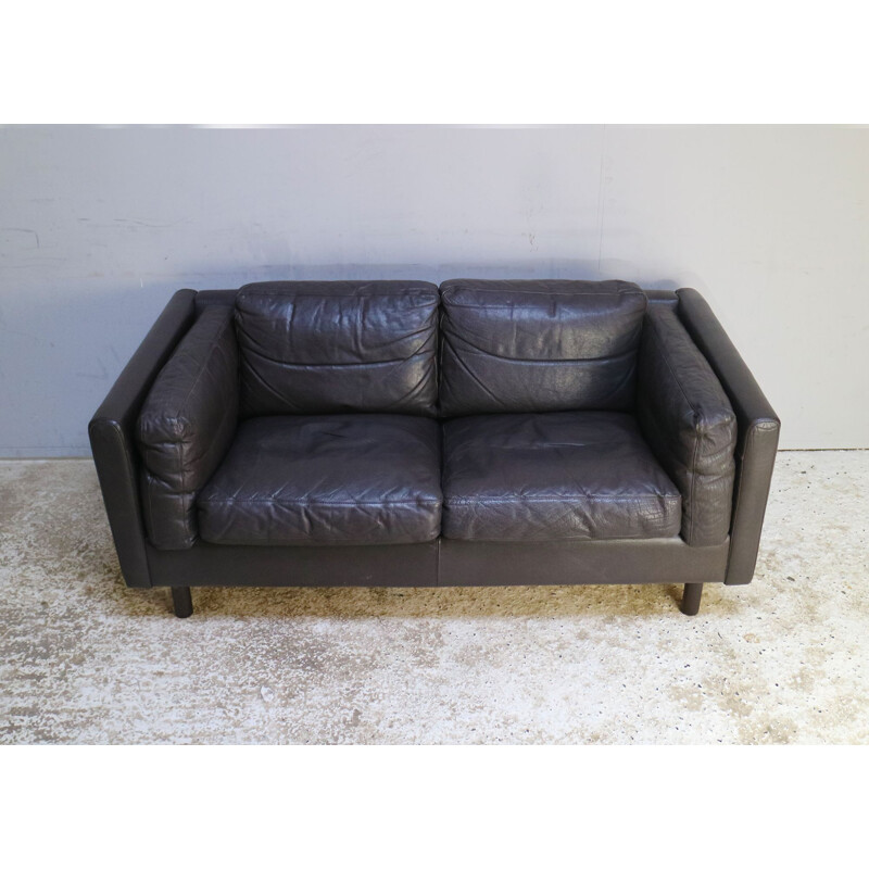 Stouby style Danish mid century vintage two seat sofa 1970