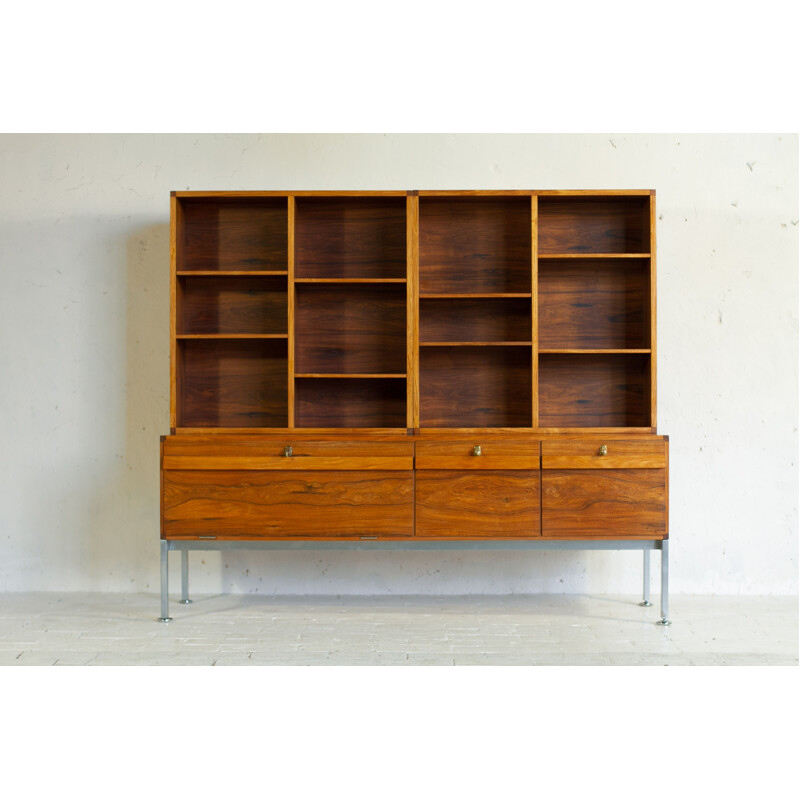 Rare rosewood furniture and office bookcase Denmark 1960