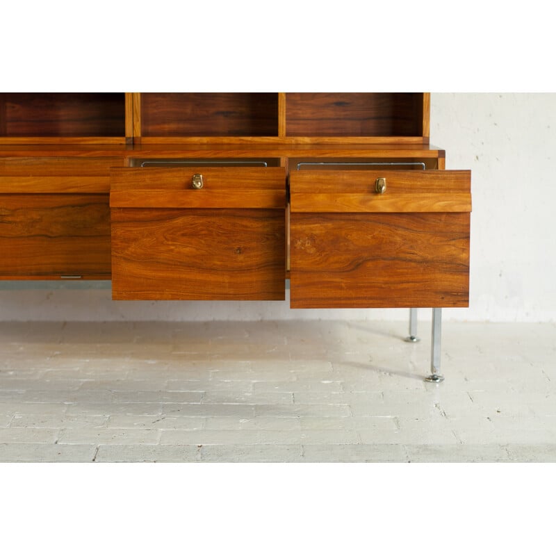 Rare rosewood furniture and office bookcase Denmark 1960