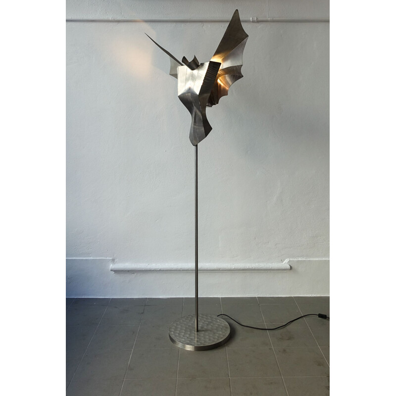 Sculptural Angel vintage Floor Lamp by Reinhard Stubenrauch, 1990s