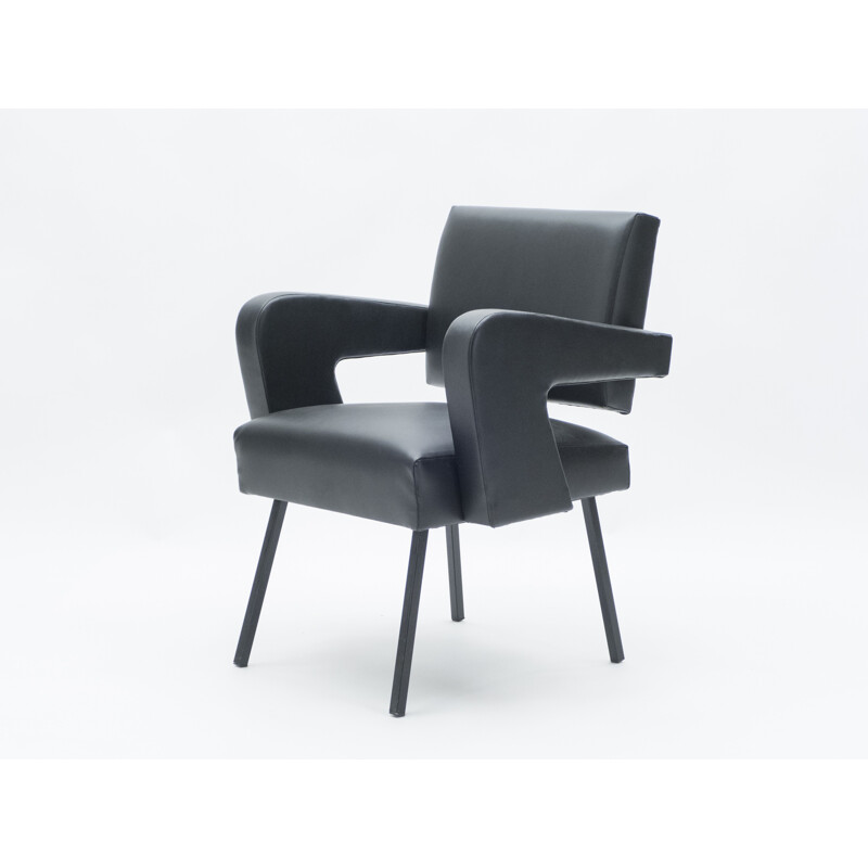 Par de poltronas de vindima por Jacques Adnet, 1959