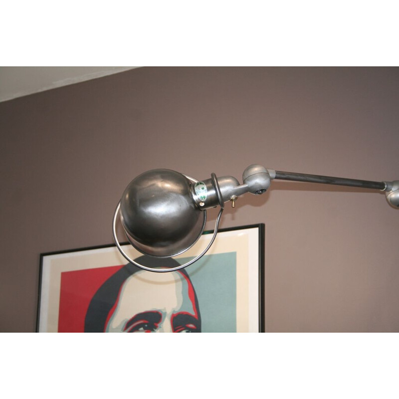 Jean Louis Domecq industrial Jieldé vintage wall lamp 1 arm