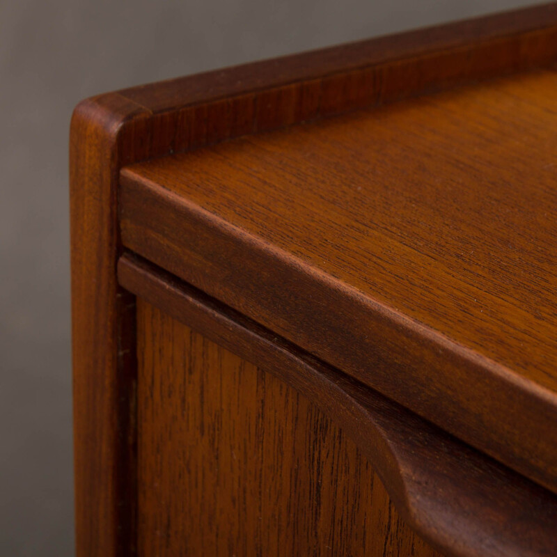 Small Danish teak dresser with 3 drawers