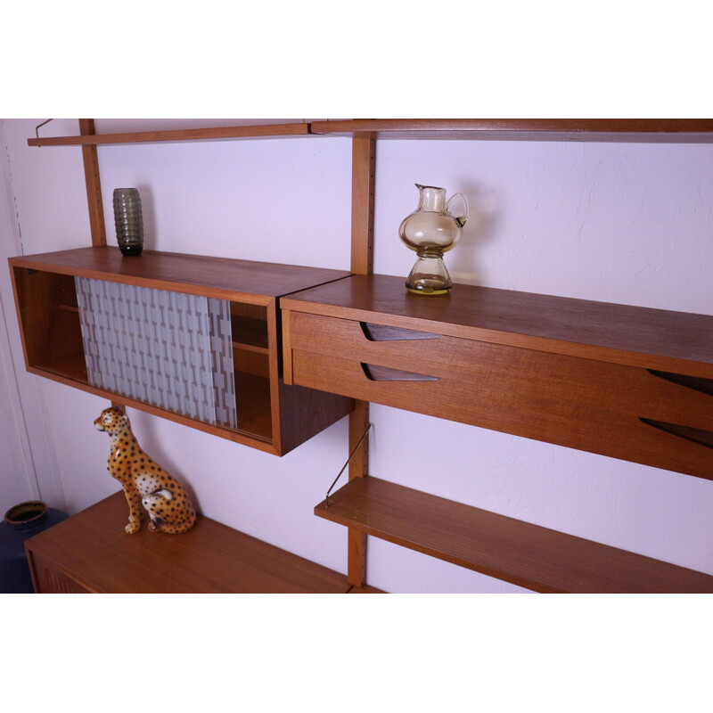  Vintage wall unit from Jatog Mobelfabrik, 1960