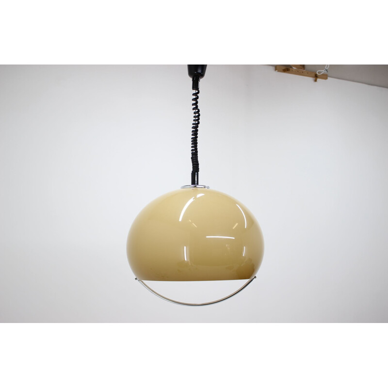 Large Pendant Meblo Designed by Harvey Guzzini, Space Age, Midcentury 1970s