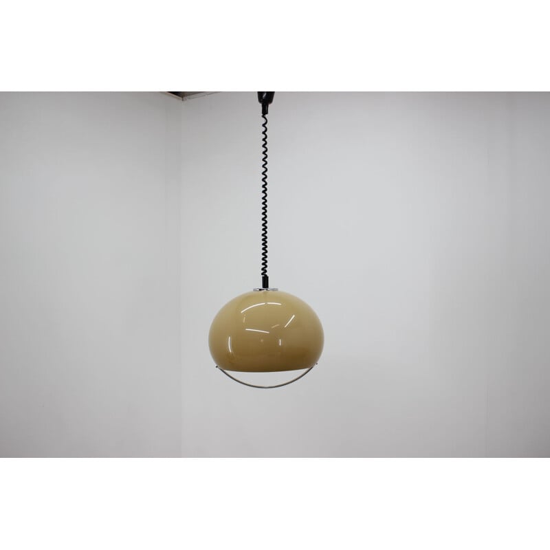 Large Pendant Meblo Designed by Harvey Guzzini, Space Age, Midcentury 1970s