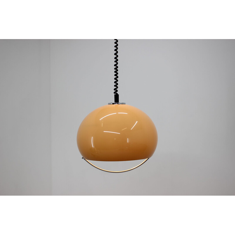 Large Pendant Meblo Designed by Harvey Guzzini, Space Age, Midcentury 1970s