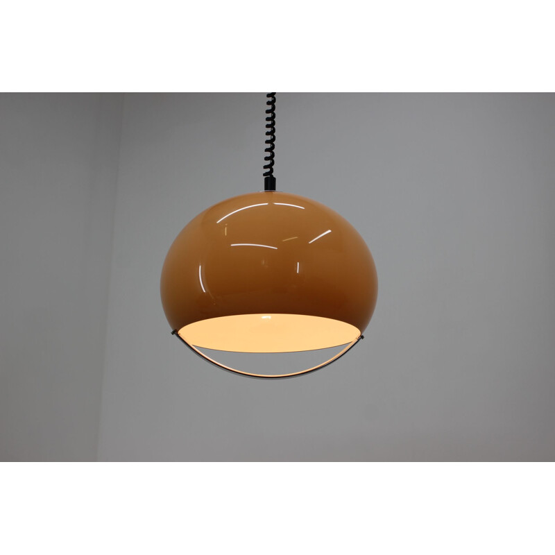 Large Pendant Meblo Designed by Harvey Guzzini, Space Age, Midcentury 1970s