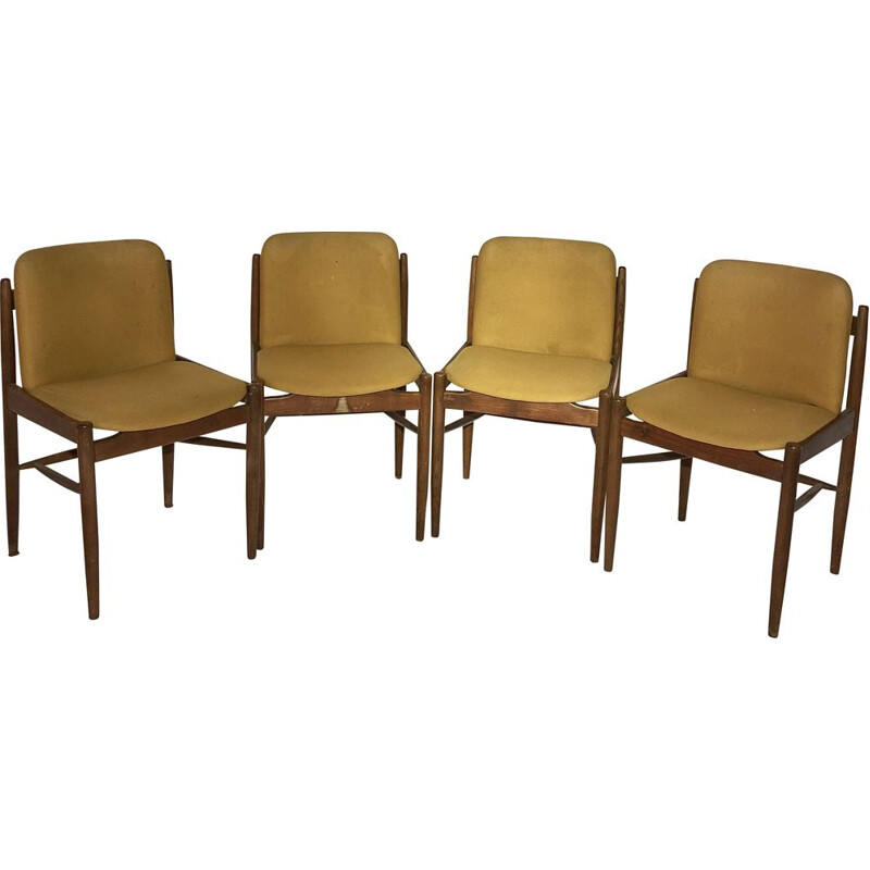 Suite of 4 Italian style vintage chairs