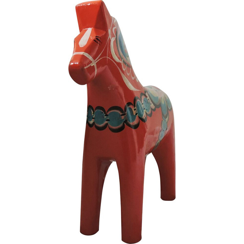 Large Swedish Dala Horse by Nils Olsson, 1960s