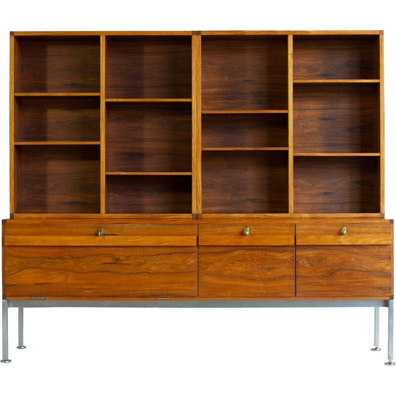 Rare rosewood furniture and office bookcase Denmark 1960