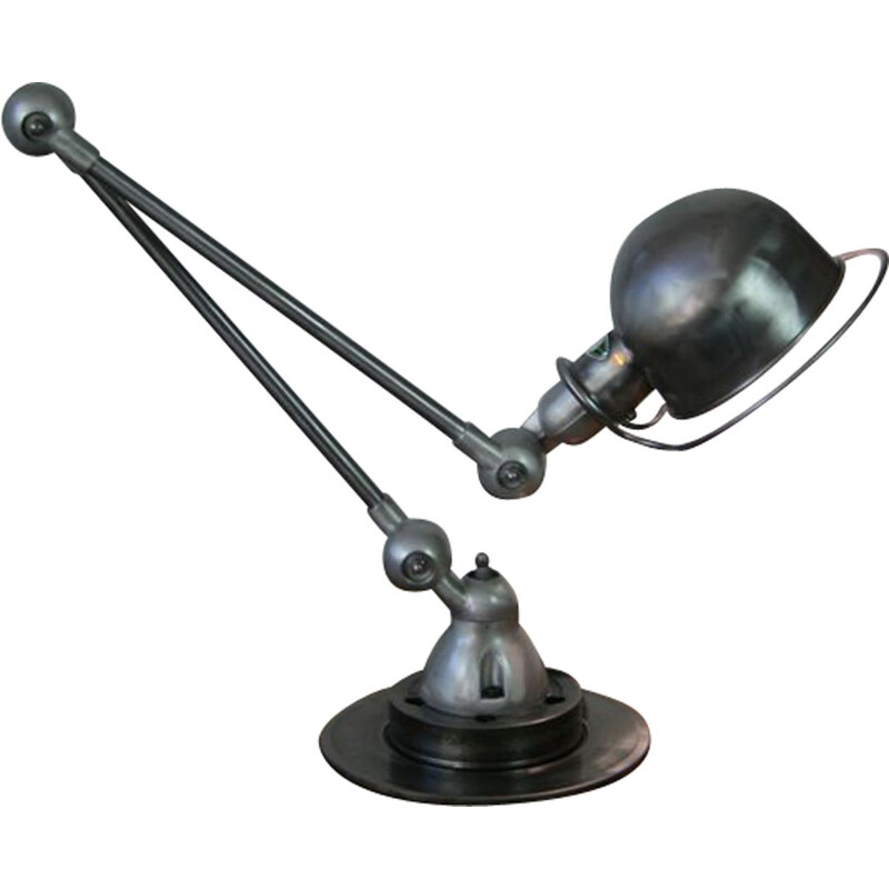 Jean Louis Domecq industrial Jieldé lamp 2 arms