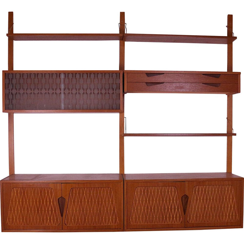  Vintage wall unit from Jatog Mobelfabrik, 1960