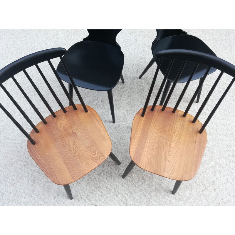 2 pairs of Vintage Chairs - Bistro and Scandinavian