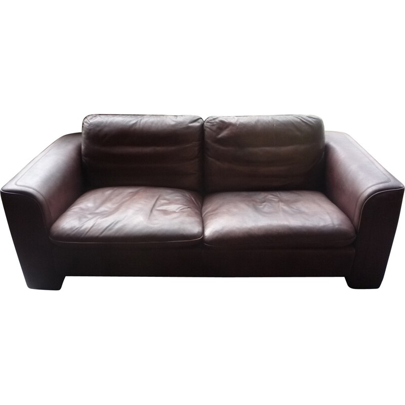 De Sede 2 seater sofa in brown leather - 1970s