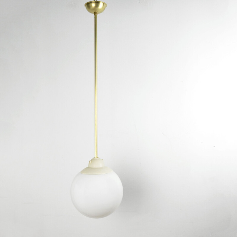 Vintage hanging lamp, Poland, 1950