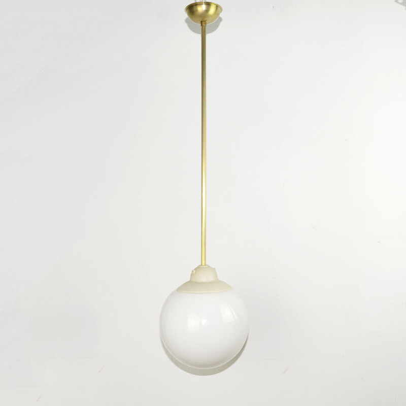 Vintage hanging lamp, Poland, 1950