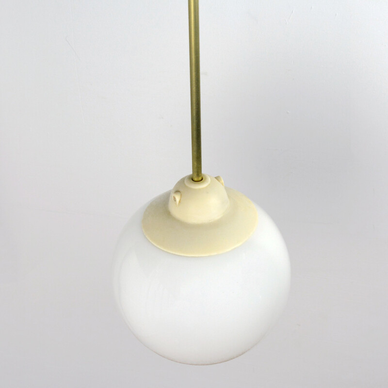 Vintage hanging lamp, Poland, 1950