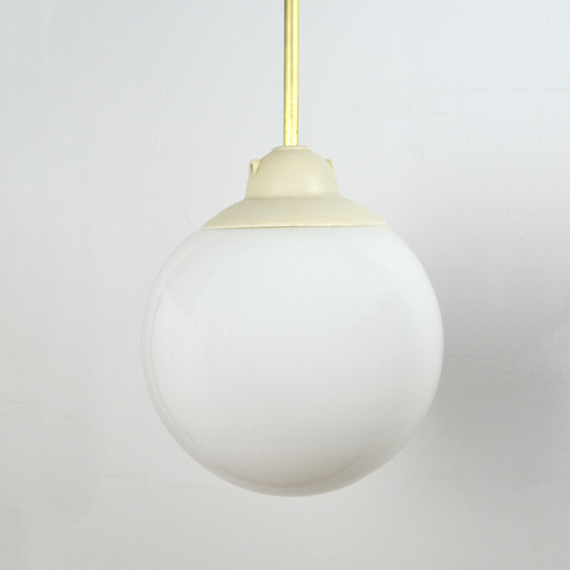 Vintage hanging lamp, Poland, 1950