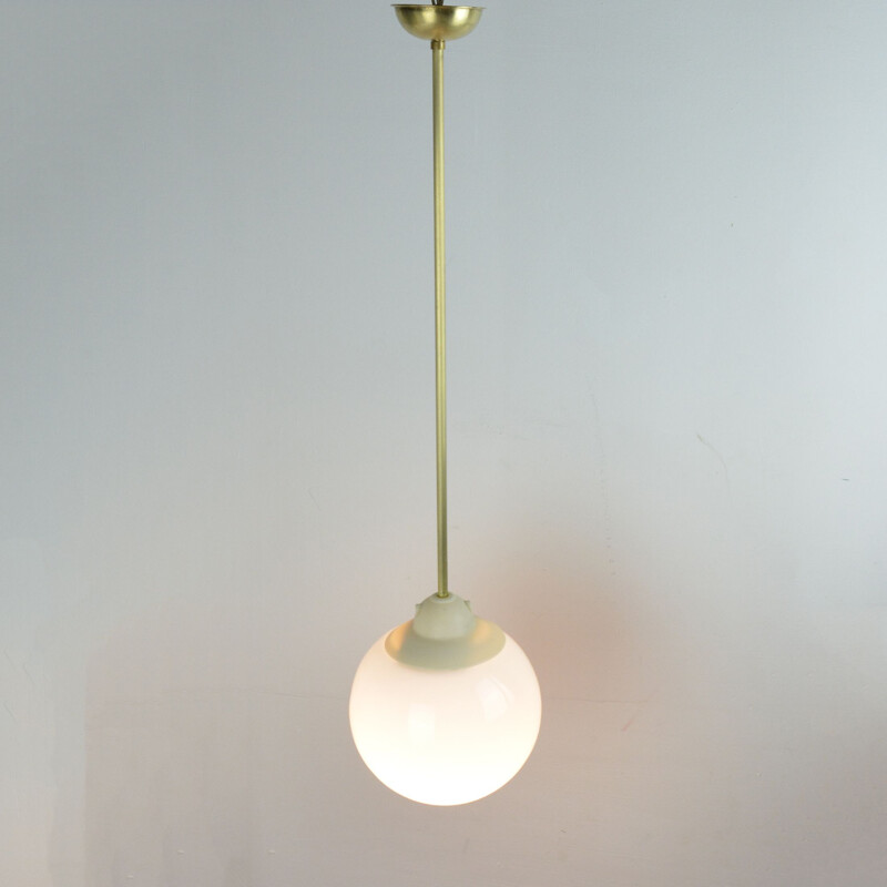 Vintage hanging lamp, Poland, 1950