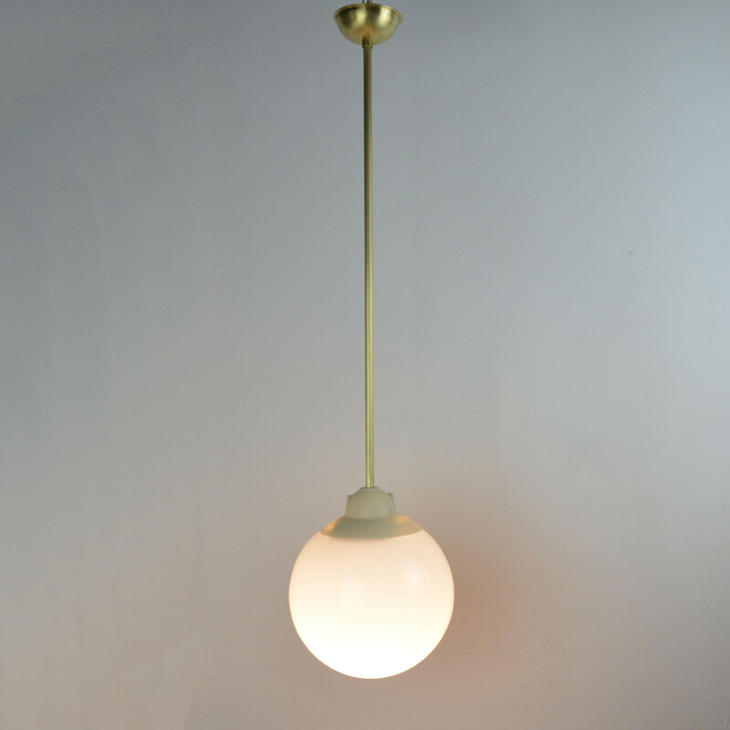 Vintage hanging lamp, Poland, 1950