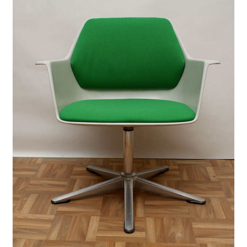 Fiberglass chair green by Wilkhahn Germany 1970s