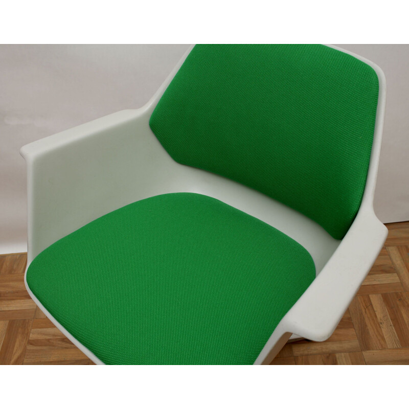 Fiberglass chair green by Wilkhahn Germany 1970s