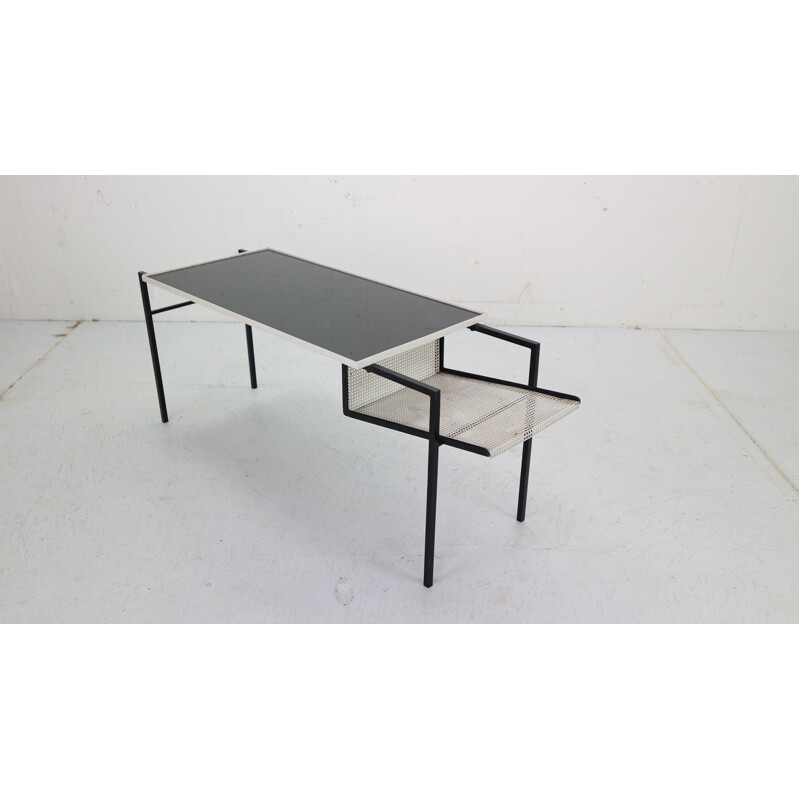 Vintage table with magazine rack for Artimeta Soest Holland by Floris Fiedeldij 1955