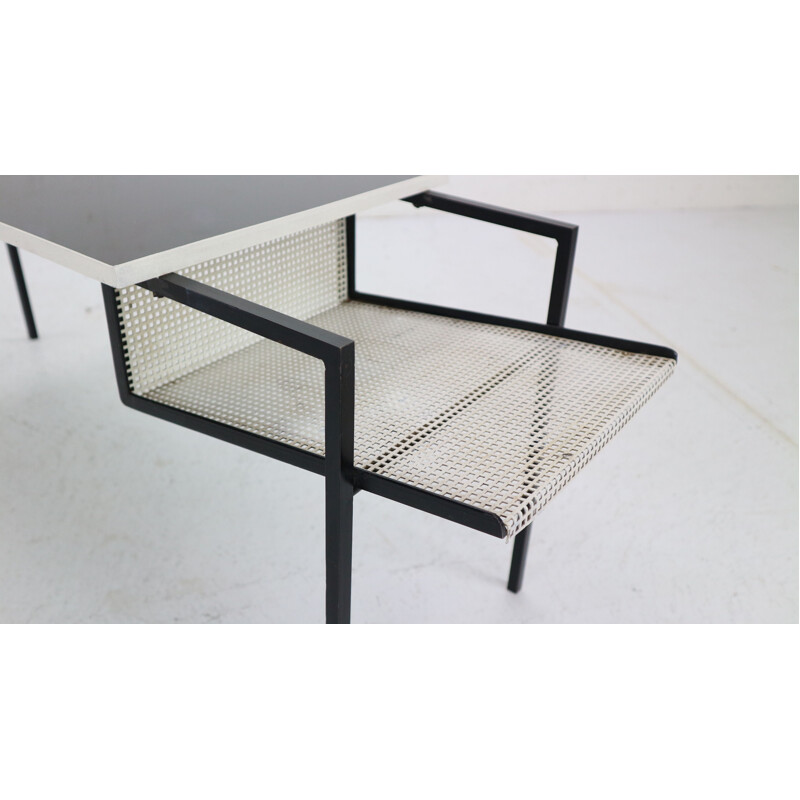 Vintage table with magazine rack for Artimeta Soest Holland by Floris Fiedeldij 1955