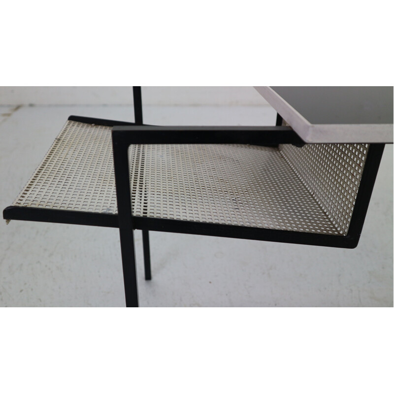 Vintage table with magazine rack for Artimeta Soest Holland by Floris Fiedeldij 1955