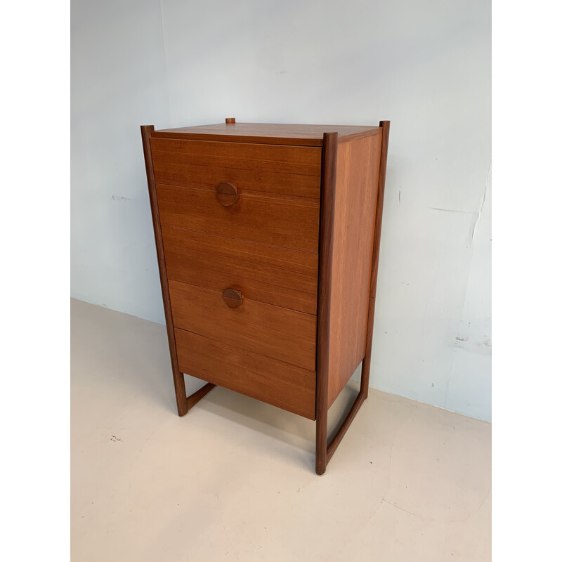 Vintage teak chest of drawers in England 1960