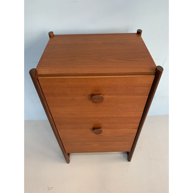 Vintage teak chest of drawers in England 1960