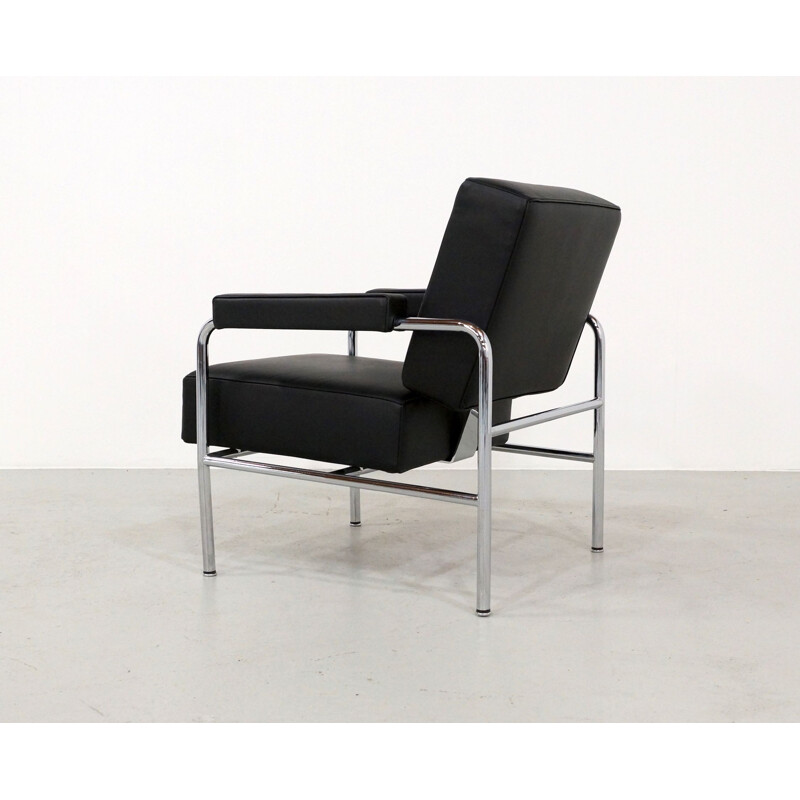 Chaise à bras vintage LC13 Wagon Fumoir de Le Corbusier pour Cassina