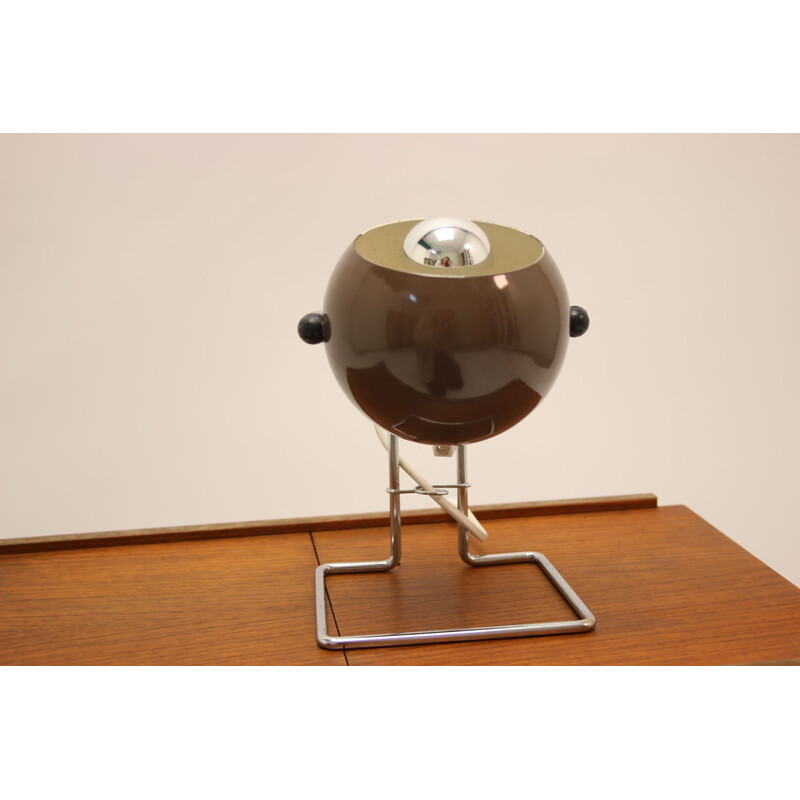  Scandinavian Brown sphere Table lamp