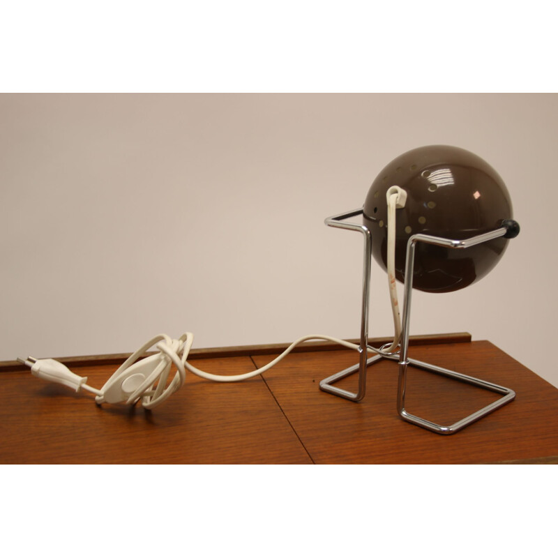  Scandinavian Brown sphere Table lamp