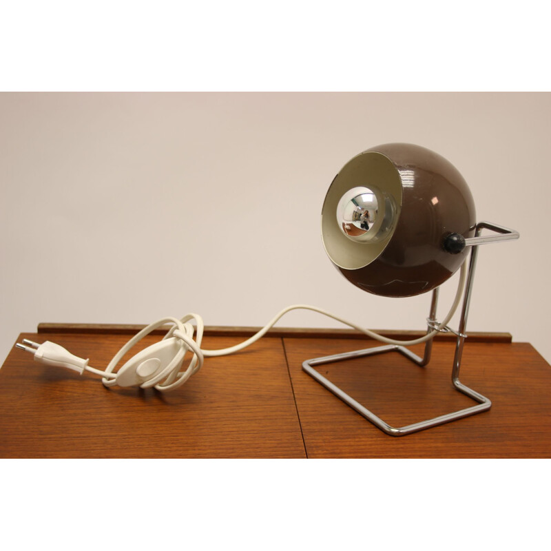  Scandinavian Brown sphere Table lamp