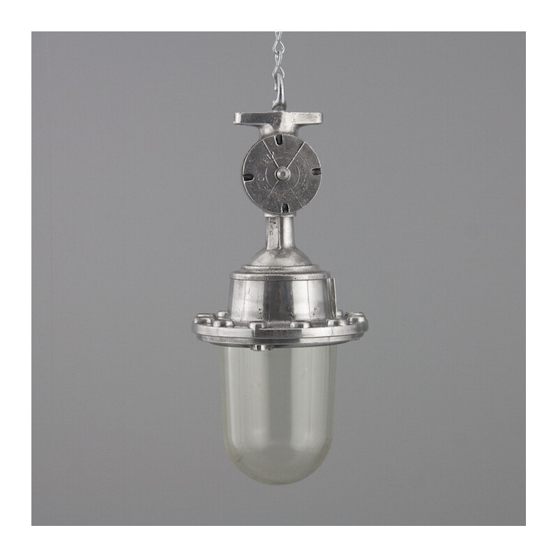 Soviet industrial pendant light - 1950s